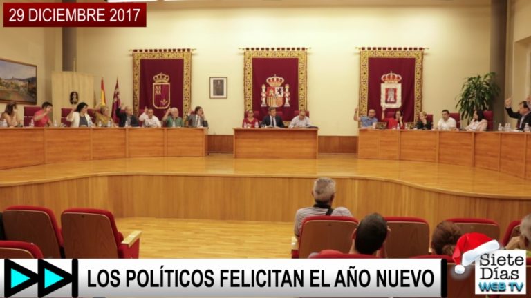 SIETE DÍAS WEB TV – LOS POLÍTICOS FELICITAN EL AÑO NUEVO – 29 DICIEMBRE 2017