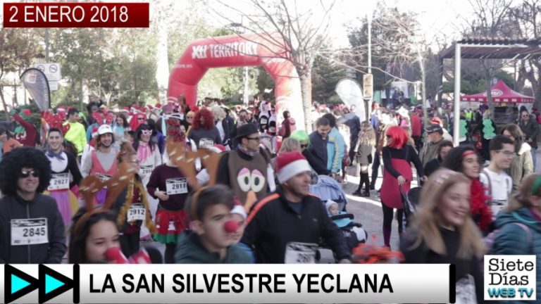 SIETE DÍAS WEB TV – LA SAN SILVESTRE YECLANA – 2 ENERO 2018