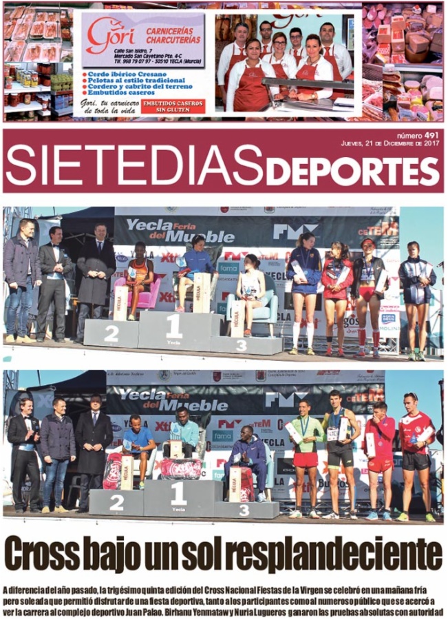 Deportes SIETE DÍAS YECLA – Jueves 21 de diciembre de 2017