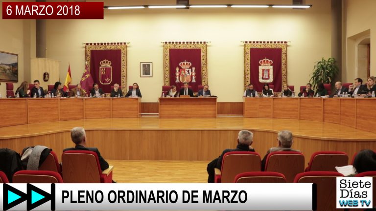 PLENO ORDINARIO DE MARZO – 6 MARZO 2018