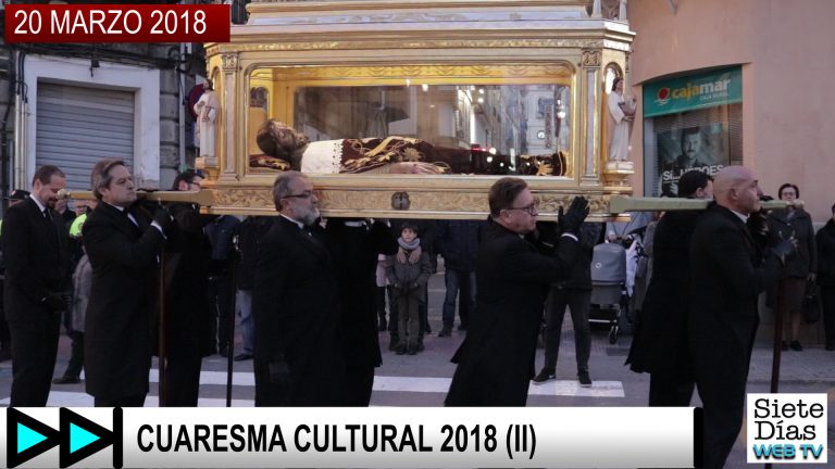 CUARESMA CULTURAL 2018 (II) – 20 MARZO 2018