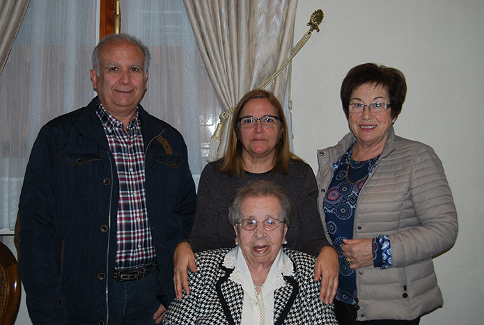 La mujer más longeva de la Región (107 años) es yeclana