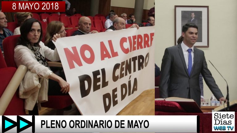 PLENO ORDINARIO DE MAYO – 8 MAYO 2018