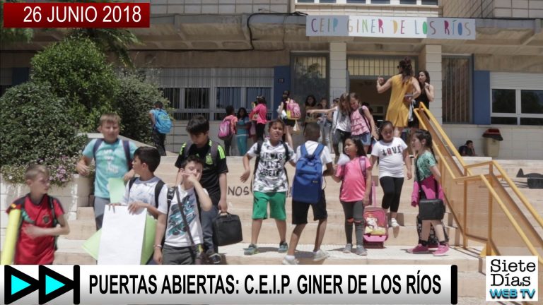 PUERTAS ABIERTAS: C.E.I.P. GINER DE LOS RÍOS – 26 JUNIO 2018