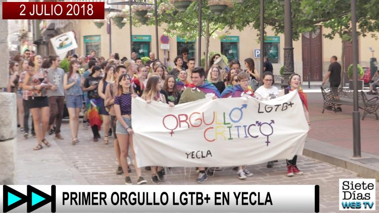 PRIMER ORGULLO LGTB+ EN YECLA – 2 JULIO 2018