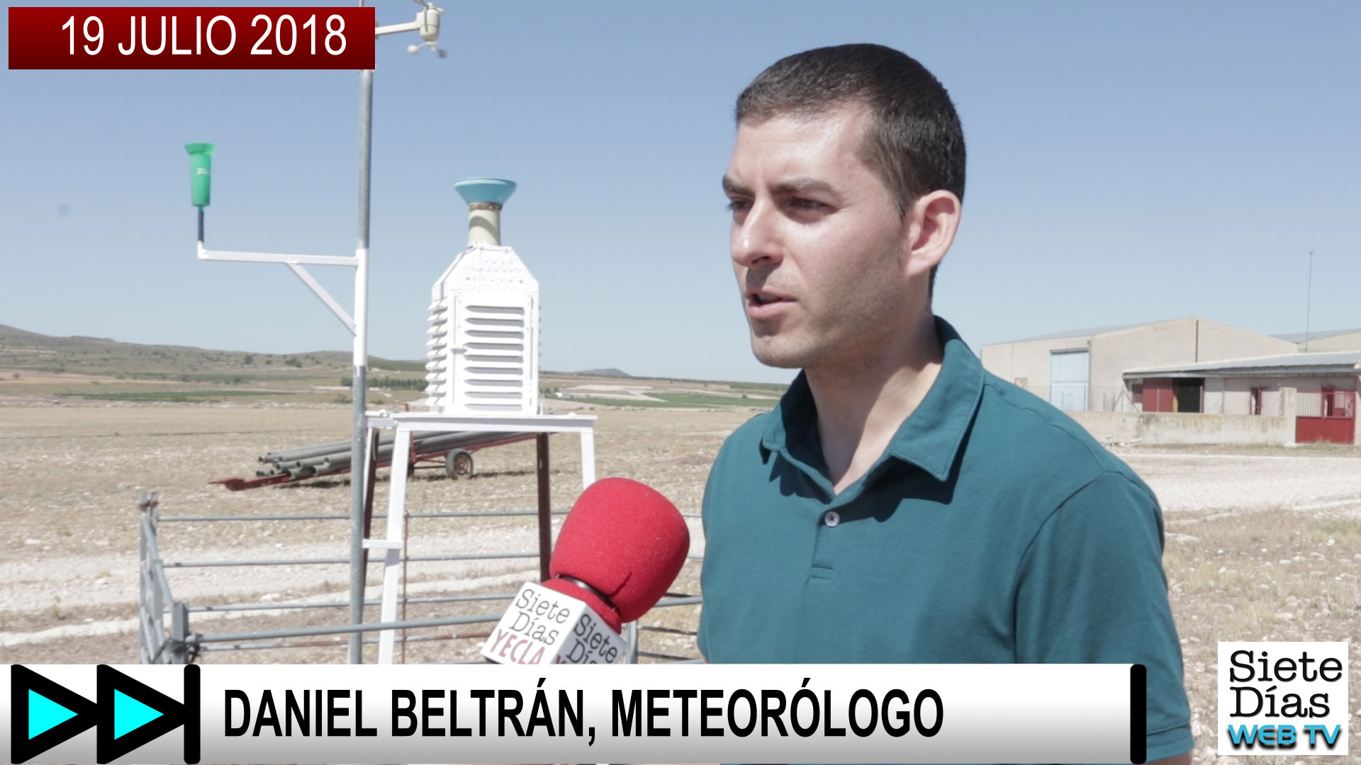 DANIEL BELTRÁN METEORÓLOGO – 19 JULIO 2018