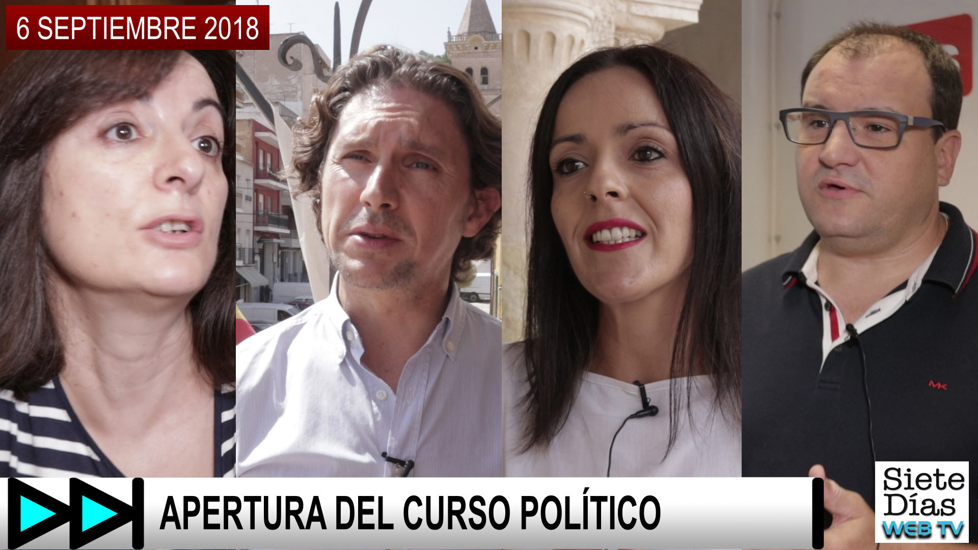 APERTURA DEL CURSO POLÍTICO – 6 SEPTIEMBRE 2018