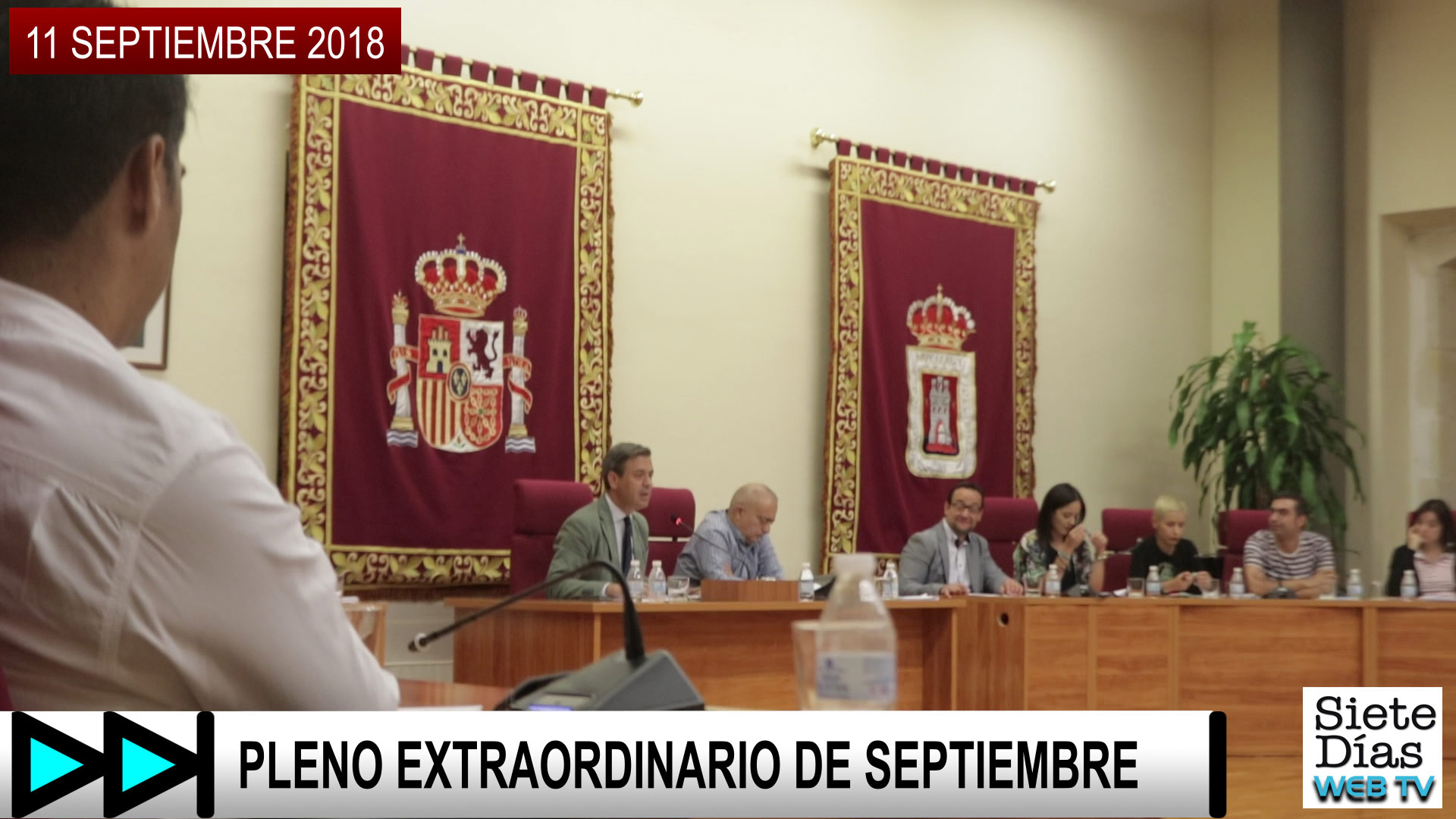 PLENO EXTRAORDINARIO DE SEPTIEMBRE – 11 SEPTIEMBRE 2018