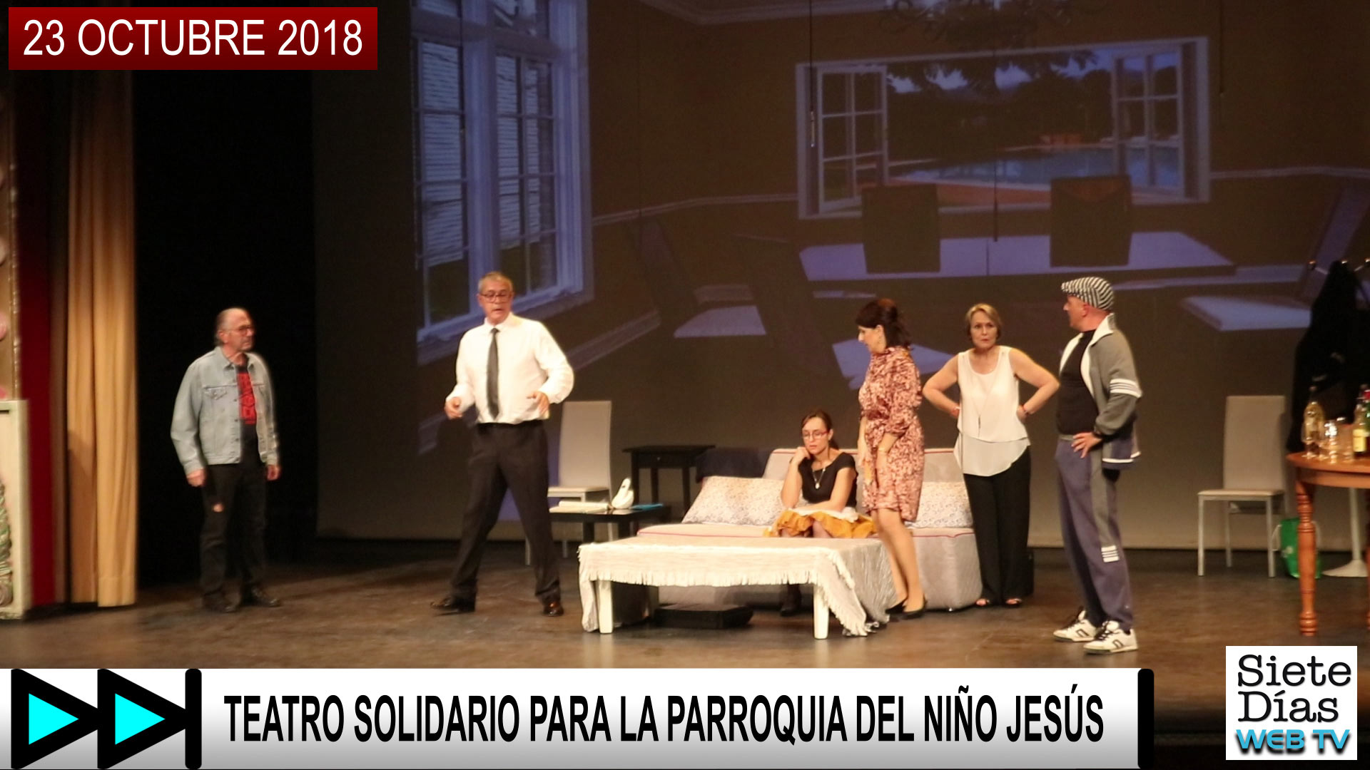 TEATRO SOLIDARIO PARA LA PARROQUIA DEL NIÑO JESÚS – 23 OCTUBRE 2018