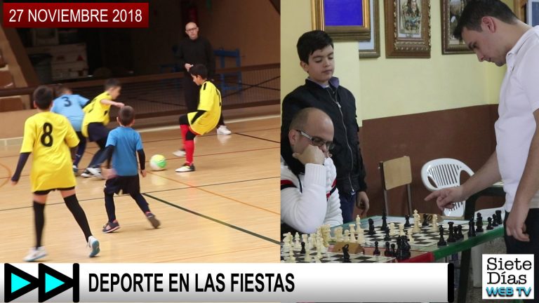 DEPORTE EN LAS FIESTAS – 27 NOVIEMBRE 2018