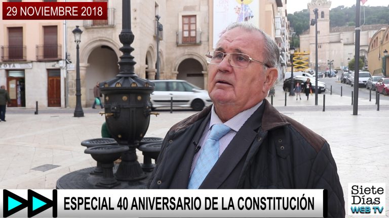 ESPECIAL 40 ANIVERSARIO DE LA CONSTITUCIÓN, VICENTE MAESO – 29 NOVIEMBRE 2018