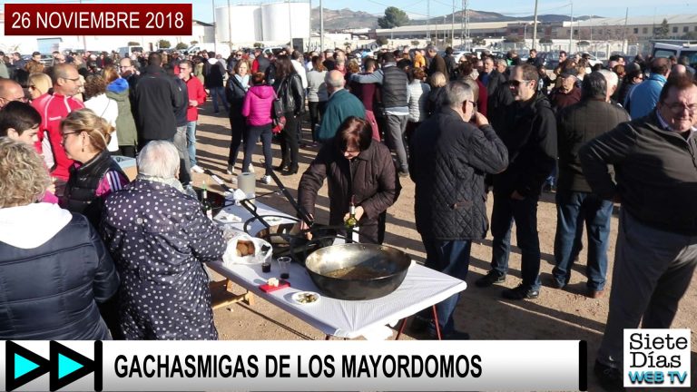 GACHASMIGAS DE LOS MAYORDOMOS – 26 NOVIEMBRE 2018