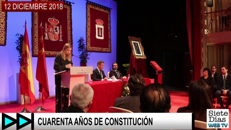 CUARENTA AÑOS DE CONSTITUCIÓN – 12 DICIEMBRE 2018