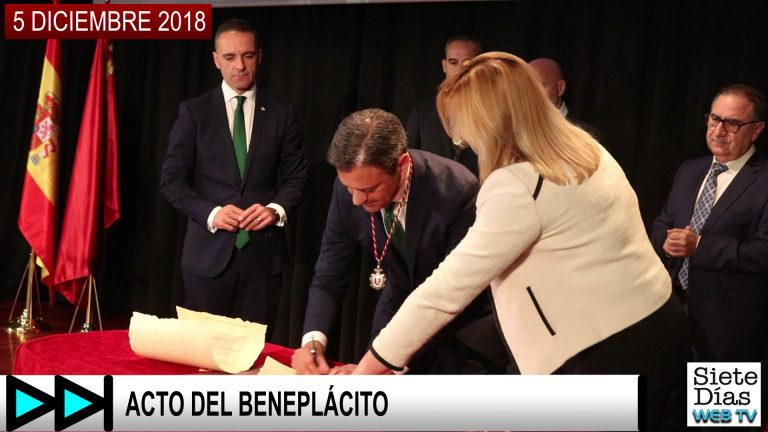 ACTO DEL BENEPLÁCITO – 5 DICIEMBRE 2018