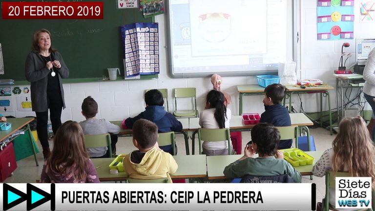 PUERTAS ABIERTAS: CEIP LA PEDRERA – 20 FEBRERO 2019