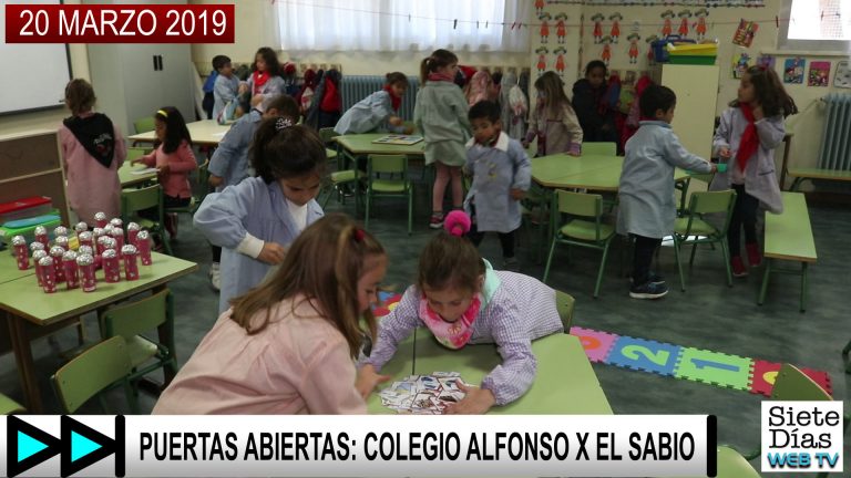 PUERTAS ABIERTAS: COLEGIO ALFONSO X EL SABIO – 20 MARZO 2019