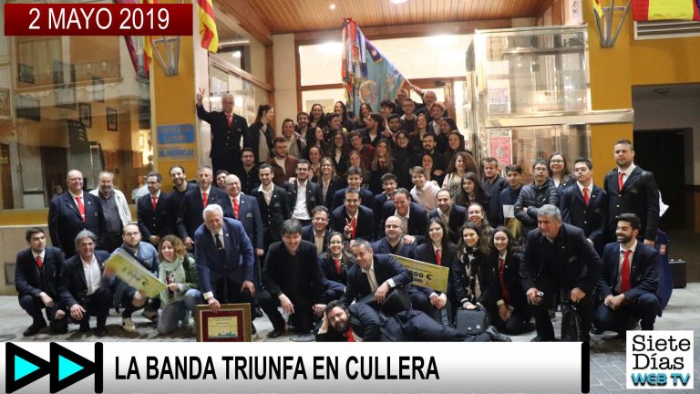 LA BANDA TRIUNFA EN CULLERA – 2 MAYO 2019