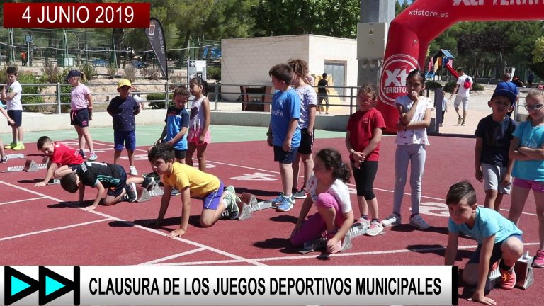 CLAUSURA DE LOS JUEGOS DEPORTIVOS MUNICIPALES – 4 JUNIO 2019