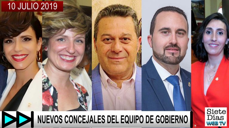 NUEVOS CONCEJALES DEL EQUIPO DE GOBIERNO – 10 DE JULIO