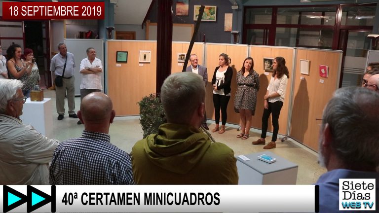 40ª CERTAMEN MINICUADROS – 18 SEPTIEMBRE 2019