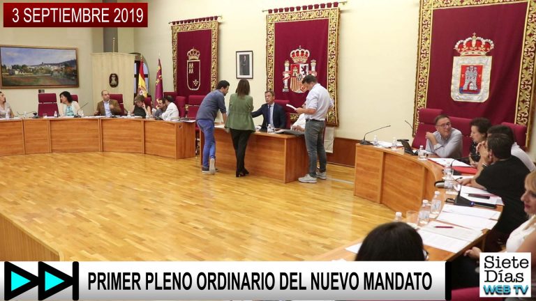 PRIMER PLENO ORDINARIO DEL NUEVO MANDATO – 3 SEPTIEMBRE 2019