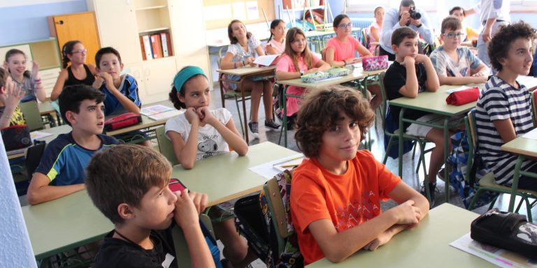 3.549 niños de Infantil y Primaria comienzan ya el curso escolar