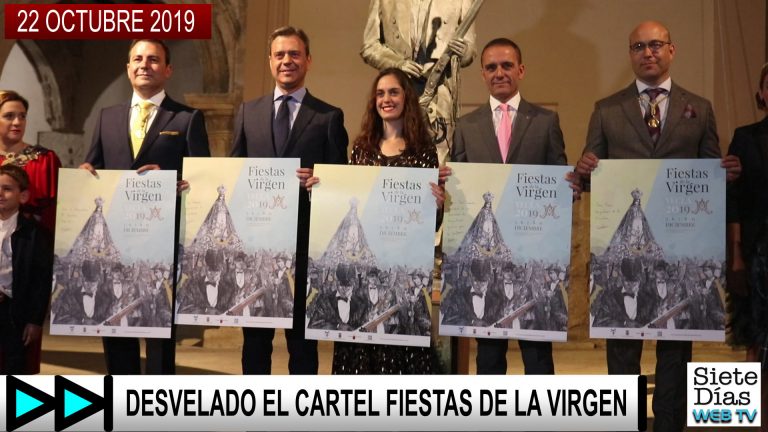 DESVELADO EL CARTEL FIESTAS DE LA VIRGEN – 22 OCTUBRE 2019