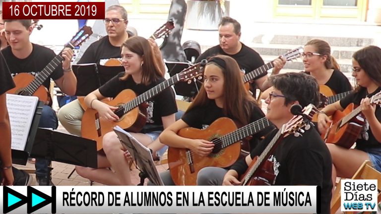 RÉCORD DE ALUMNOS EN LA ESCUELA DE MÚSICA – 16 OCTUBRE 2019