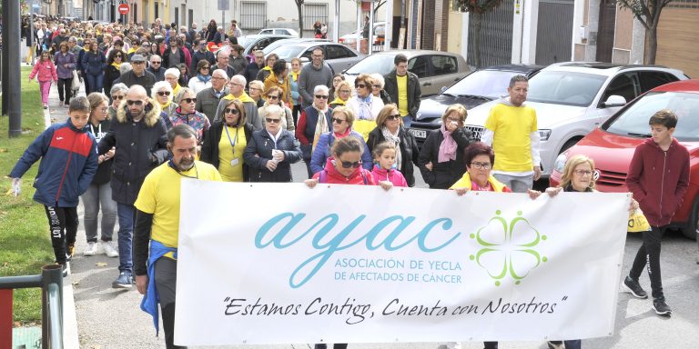 Cientos de vecinos de Yecla se darán cita en la VII ‘Marcha por la Vida’ de AYAC