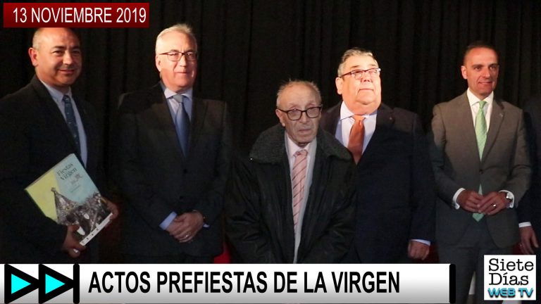 ACTOS PRE FIESTAS DE LA VIRGEN – 13 NOVIEMBRE 2019