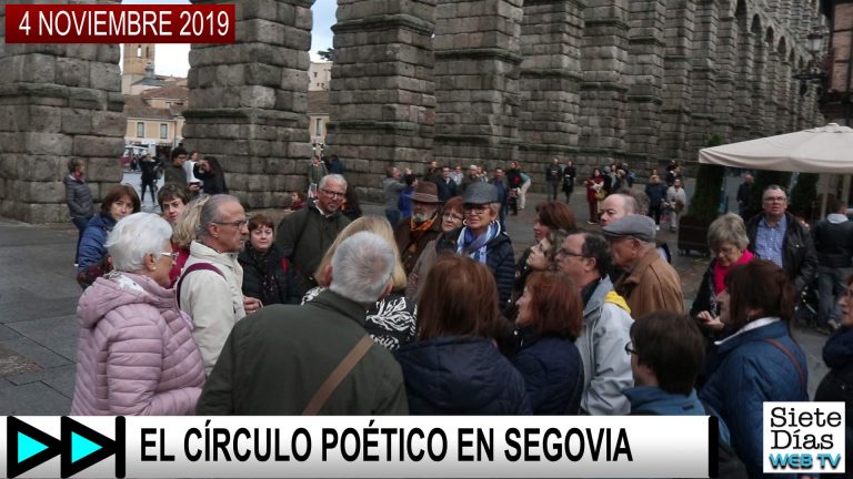 EL CÍRCULO POÉTICO EN SEGOVIA – 4 NOVIEMBRE 2019