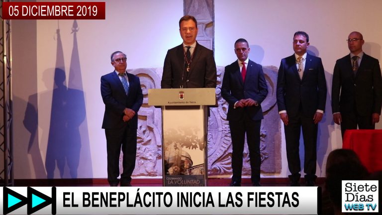 EL BENEPLÁCITO INICIA LAS FIESTAS – 5 DICIEMBRE 2019