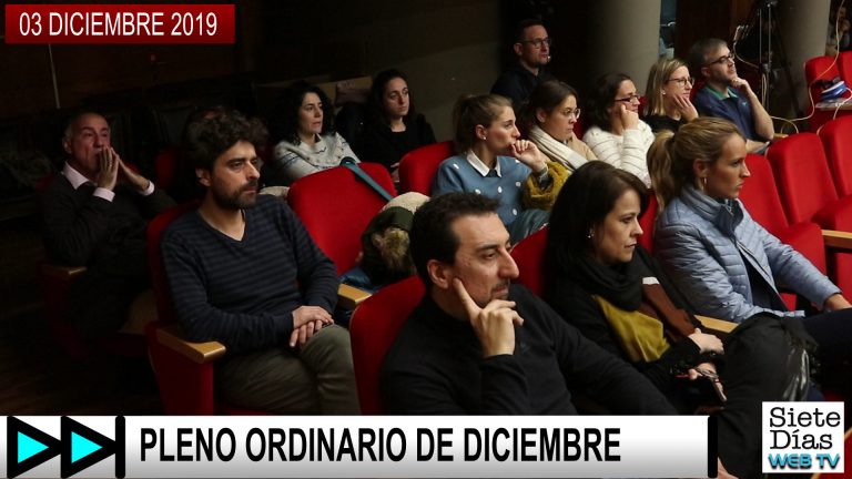 PLENO ORDINARIO DE DICIEMBRE – 3 DICIEMBRE 2019