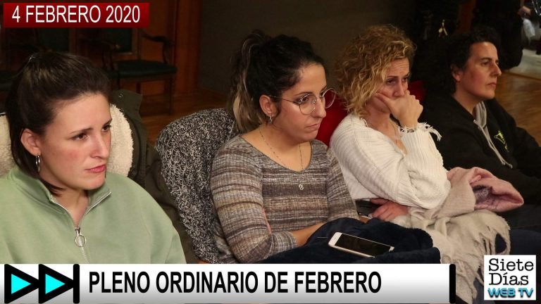 PLENO ORDINARIO DE FEBRERO – 4 FEBRERO 2020