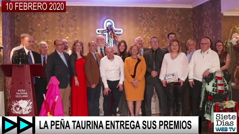 LA PEÑA TAURINA ENTREGA SUS PREMIOS – 10 FEBRERO 2020