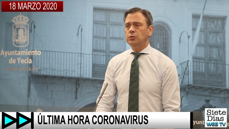 ÚLTIMA HORA CORONAVIRUS – 18 MARZO 2020