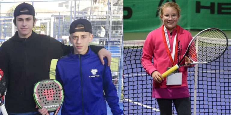 Samuel Martínez y Virginia Almendros se proclaman campeones de pádel y tenis