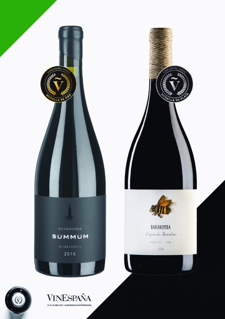 Dos vinos de Barahonda premiados en VinEspaña 2021
