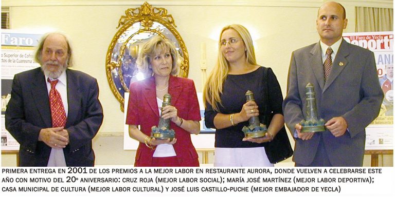 20 años premiando a Yecla y los yeclanos