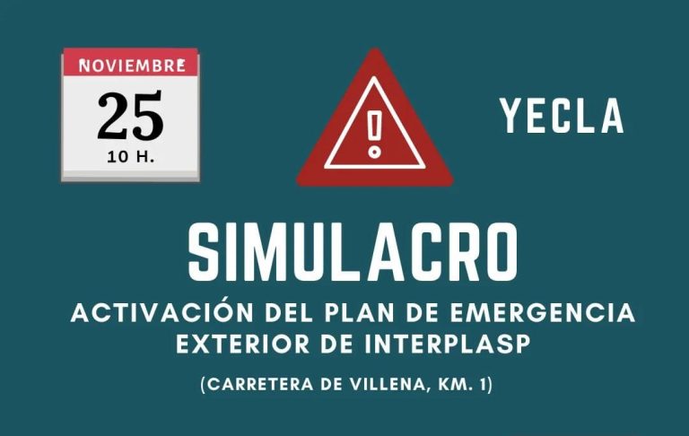 Simulacro de accidente del 112 en la carretera de Villena