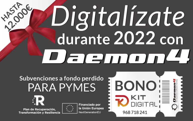 Subvenciones “Kit Digital”: digitaliza tu pyme con Daemon4
