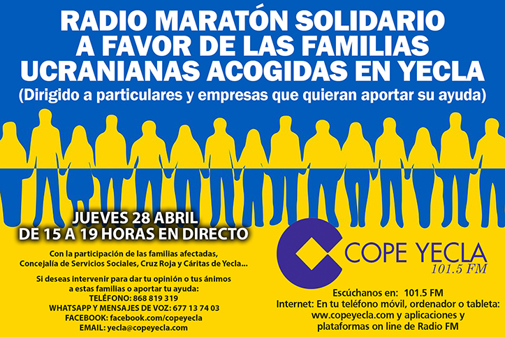 TODOS CON UCRANIA  EN COPE YECLA