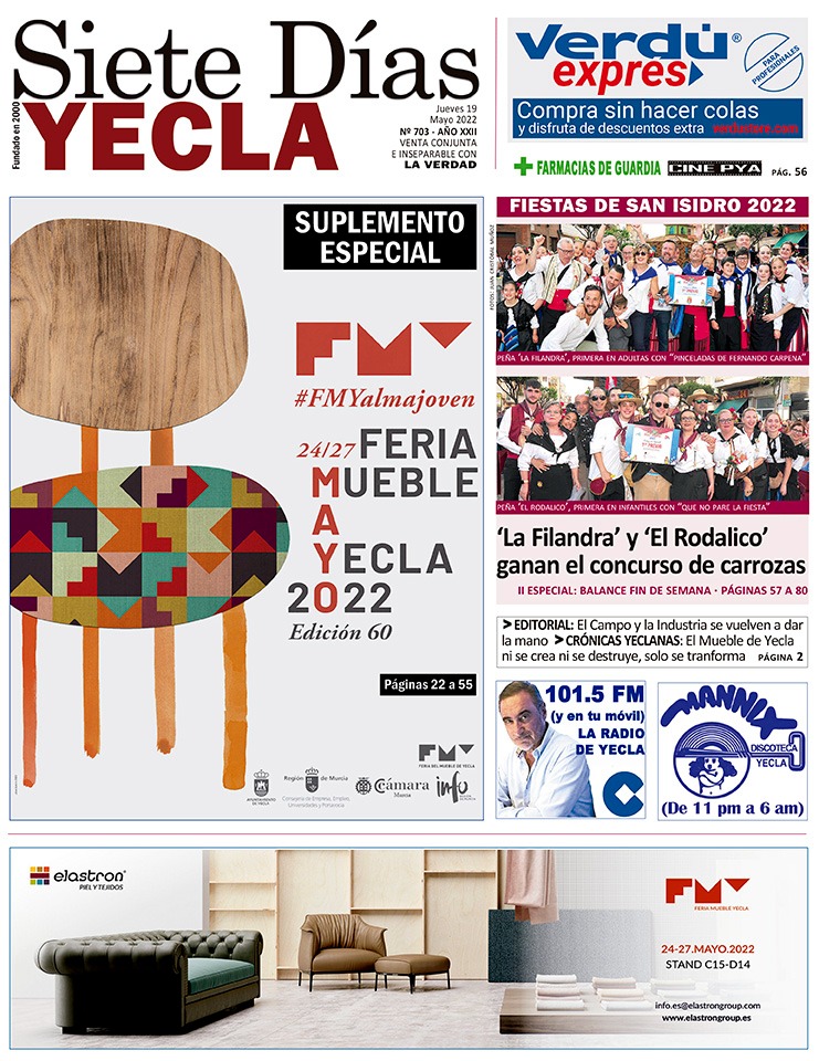 SIETE DÍAS YECLA – Edición nº 703 – Jueves 19 de mayo de 2022