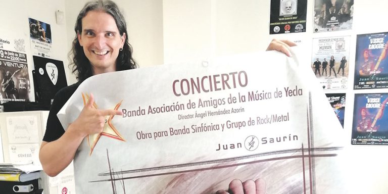 JUAN SAURÍN TRIUNFA CON “CARMEN”, PRIMERA OBRA ORIGINAL PARA ROCK Y BANDA SINFÓNICA CREADA EN ESPAÑA