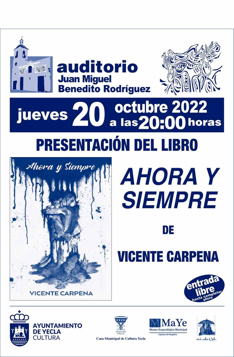 HOMENAJE A VICENTE CARPENA CON LA PRESENTACIÓN DEL LIBRO “AHORA Y SIEMPRE”