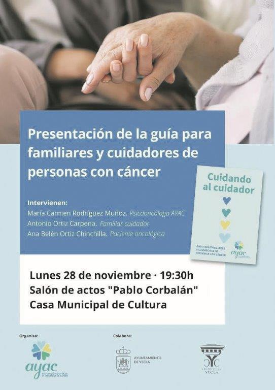 AYAC PRESENTARÁ EL LUNES EN LA CASA DE CULTURA SU NUEVA GUÍA “CUIDANDO AL CUIDADOR”