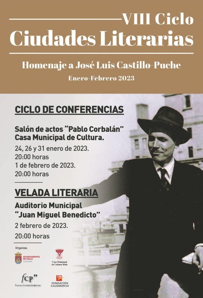 EL VIII CICLO DE CONFERENCIAS “CIUDADES LITERARIAS” HABLARÁ DE JUAN DE LA CIERVA, LORCA Y BUÑUEL