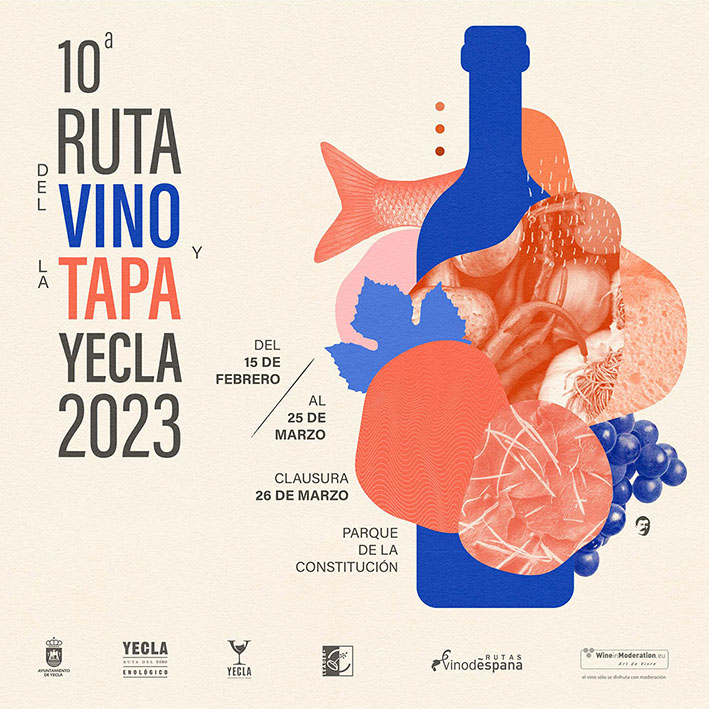 DEL 15 DE FEBRERO AL 25 DE MARZO: 10ª RUTA DEL VINO Y LA TAPA DE YECLA