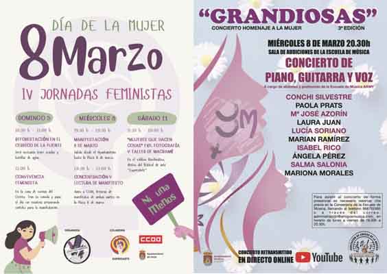 EL COLECTIVO AMATISTA Y LA ESCUELA DE MÚSICA TAMBIÉN CONMEMORAN EL DÍA DE LA MUJER