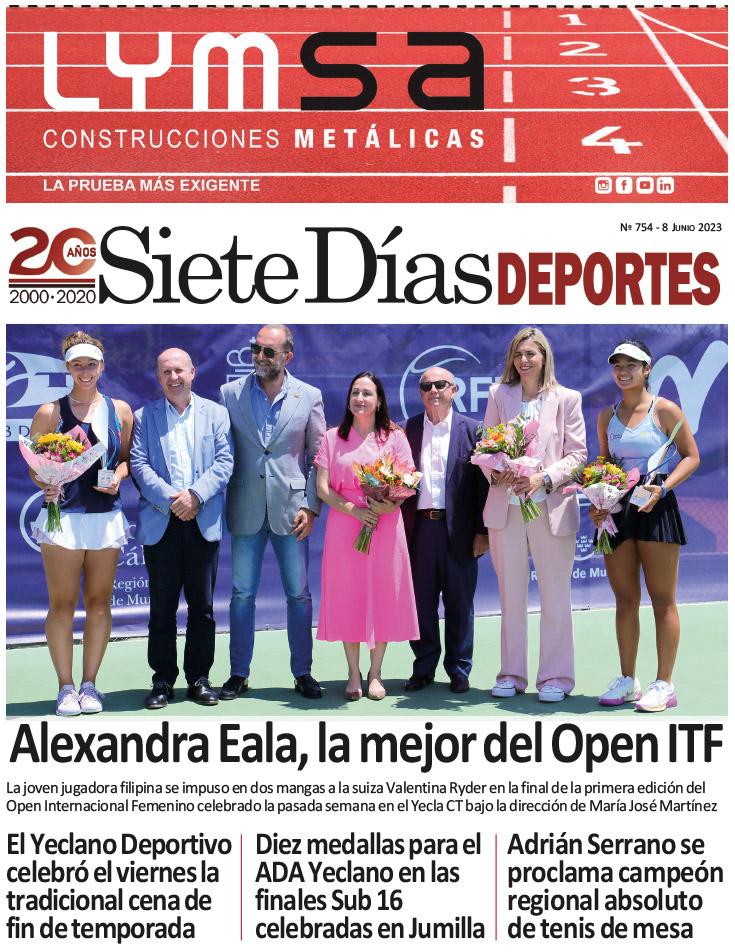 DEPORTES SIETE DÍAS YECLA – Edición 754 – Jueves 8 de junio de 2023